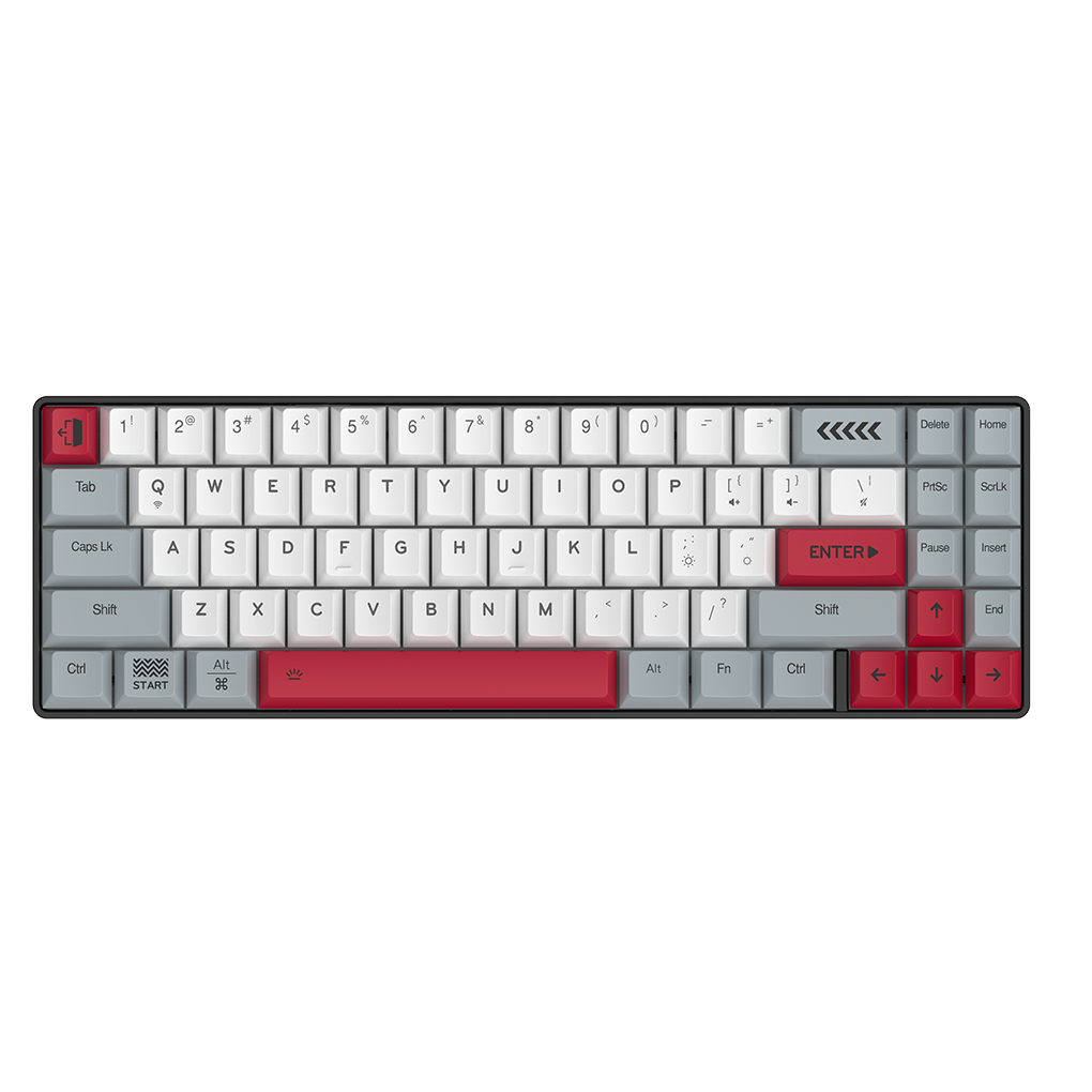 bobkeys.com, Dareu EK871 BT & Wired Dual Mode 71 Key kailh Switch Mechanical Gaming Keyboard for PC,Notebook,Tablet,Phone PBT Keycap Type-C Dareu EK871 BT & Wired Dual Mode 71 Key kailh Switch Mechanical Gaming Keyboard for PC,Notebook,Tablet,Phone PBT Keycap Type-C