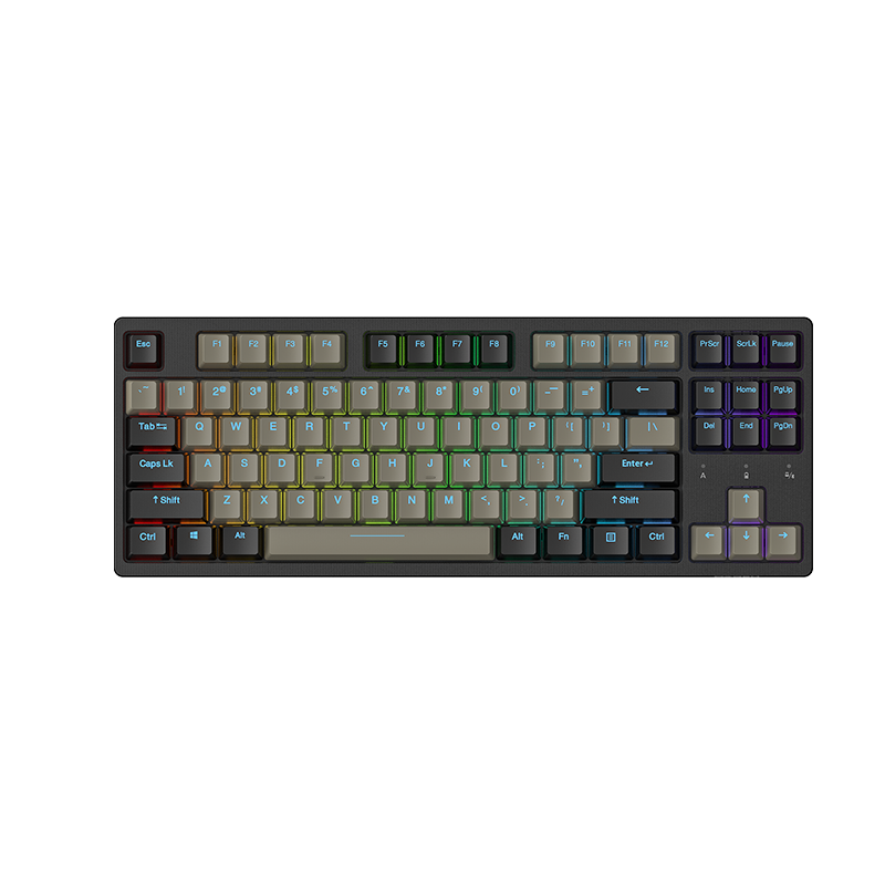 bobkeys.com, Dareu A87 Tri-mode Connection 100% Hotswap RGB LED Backlit Mechanical Gaming Keyboard With Customized Violet Gold Switch Dareu A87 Tri-mode Connection 100% Hotswap RGB LED Backlit Mechanical Gaming Keyboard With Customized Violet Gold Switch