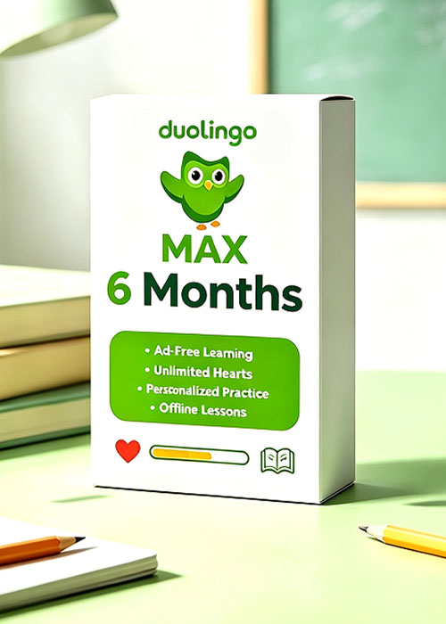 bobkeys, Super Duolingo MAX 6 Months Subscription