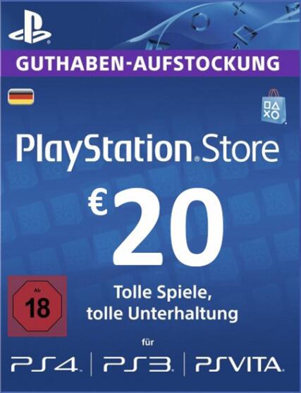Official Play Station Network 20 EUR DE Play Station Network 20 EUR DE