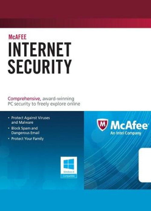 McAfee Internet Security 3 PC 1 YEAR Global