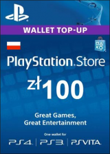 bobkeys.com, Play Station Network 100 PLN PL Official Play Station Network 100 PLN PL