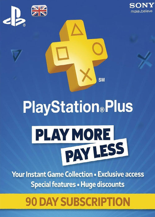 Official Playstation Plus 90 Days UK Playstation Plus 90 Days UK
