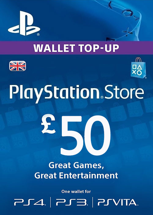 Official Play Station Network 50 GBP UK Play Station Network 50 GBP UK