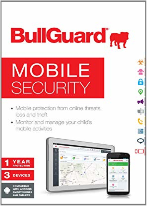 BullGuard Mobile Security 2018 3 User 1 Year Key Android