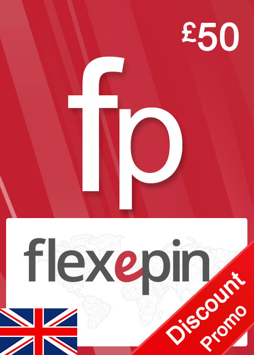 Official Flexepin Voucher Card 50 GBP Flexepin Voucher Card 50 GBP