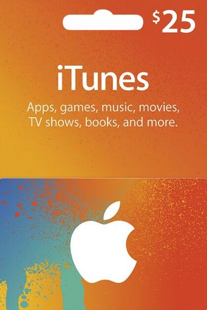 Official Apple iTunes Gift 25 USD Apple iTunes Gift 25 USD
