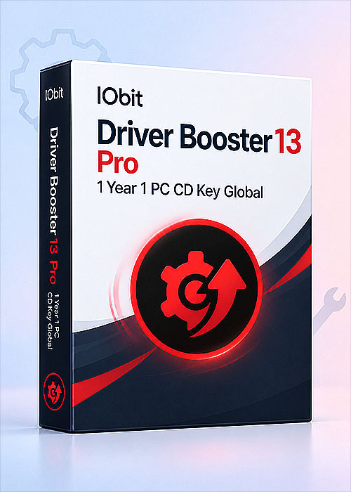 IObit Driver Booster 13 Pro 1 Year 1 PC CD Key Global