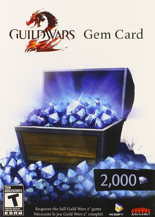 Guild Wars 2 2000 Gem Card Global