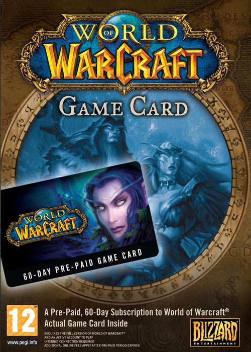 World of Warcraft EU 60 Days Time Card