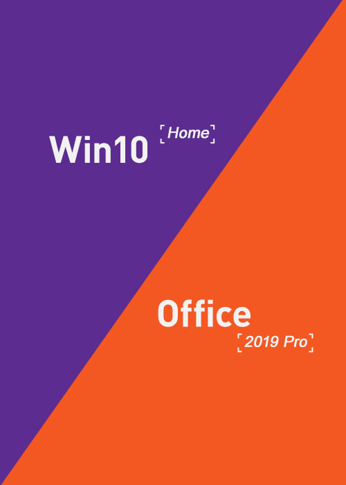 Official Win10 Home OEM + Office2019 Professional Plus Keys Pack